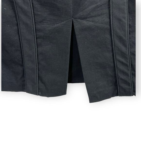 Nanette Lepore Pencil Skirt Tuxedo Stripe Black Size 6 - Picture 5 of 10